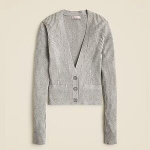 J. Crew V-neck cardigan sweater in TENCEL lyocell blend, Size XS